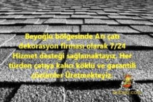 Ekonomik Beyoğlu Çatı Ustası
